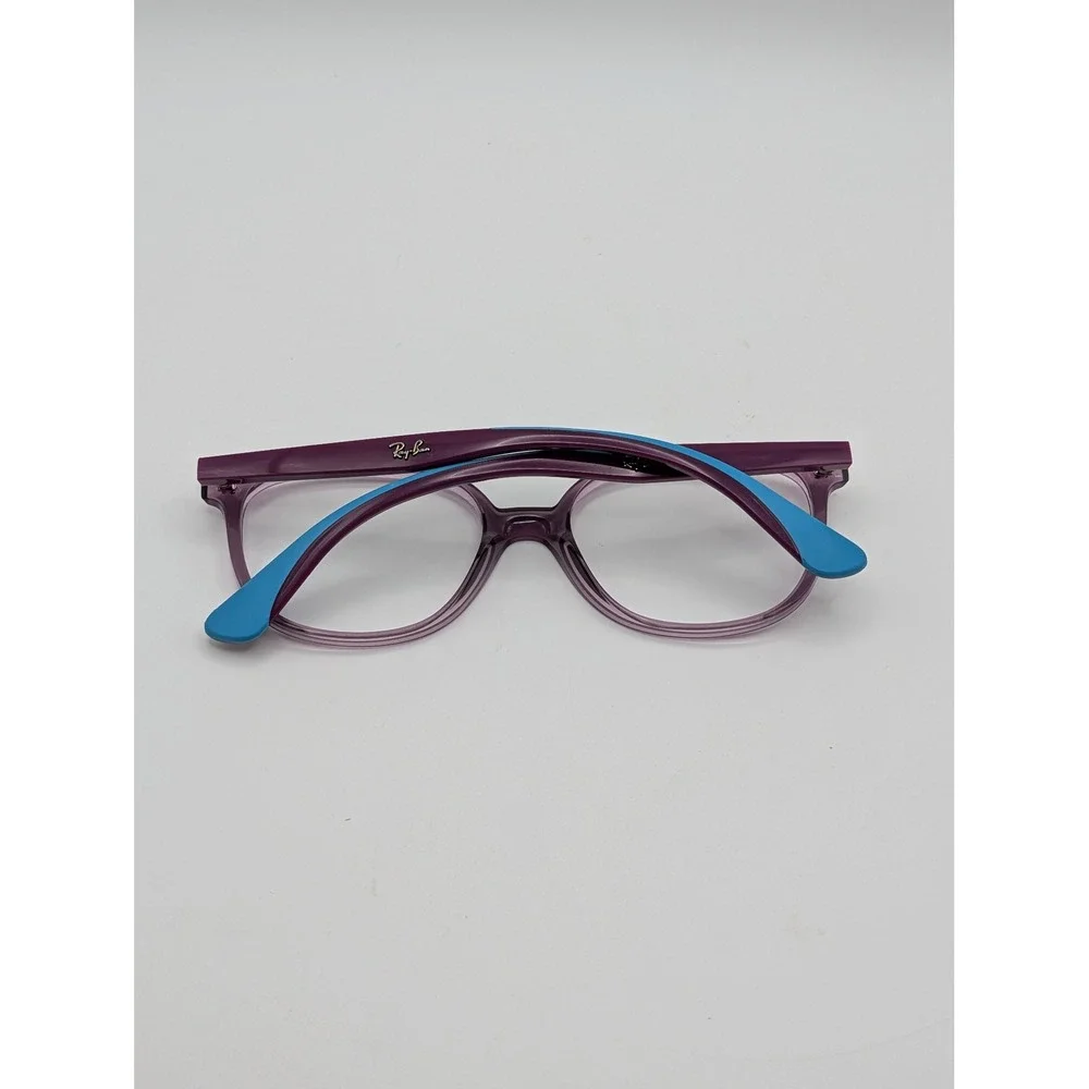 Ray-Ban RB1598 3776 Kids Eyeglass Frames Purple‎ Teal Two-Tone 49-16-130